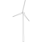 Wind turbine sketch