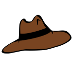 Peasant hat vector clip art