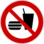 No fast food vector symbol