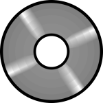 Optical disc vector image