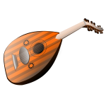 Oud instrument vector image