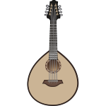 Mandolin vector illustration