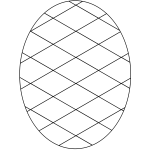 Outlined egg