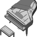 Animated piano