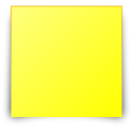 Yellow sticky note