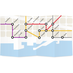 Subway map icon