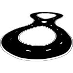 Figure-8 race track