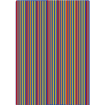 red orange lines back blue