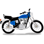 Royal motorcycle vector