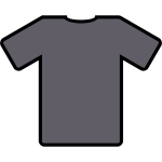 Gray t-shirt vector image