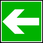 Arrow left direction