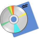 DVD disc over a sleeve image