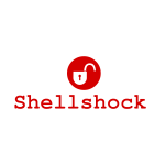 shellshock logo lock