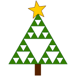 Geometric Christmas tree