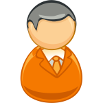 Architetto remix - Orange grey man icon