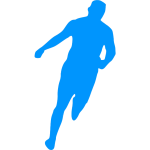 Football player running