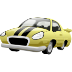 Sports car vector graphics