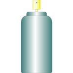 Green spray can