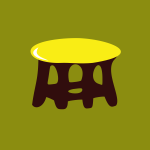 Yellow stool