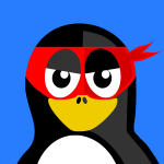 Superhero penguin