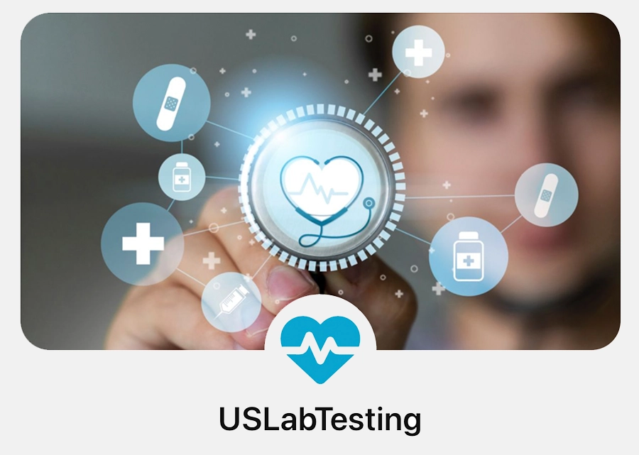 Ad - Lab tests, blog, health management, uslabtesting