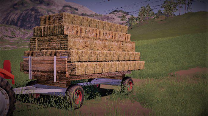 A bale trailer mod for fs19 - honlynx