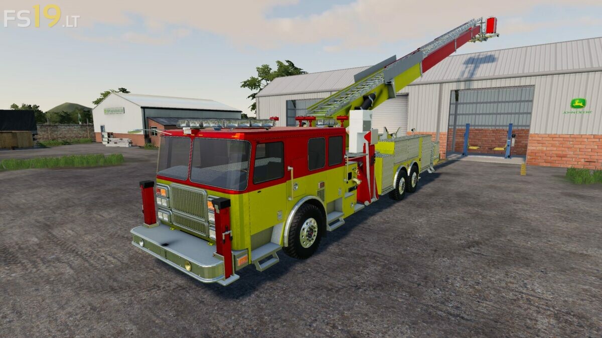 Ladder Fire Truck Fs19 Farming Simulator 19 Mod Fs19 Mod | Images and ...