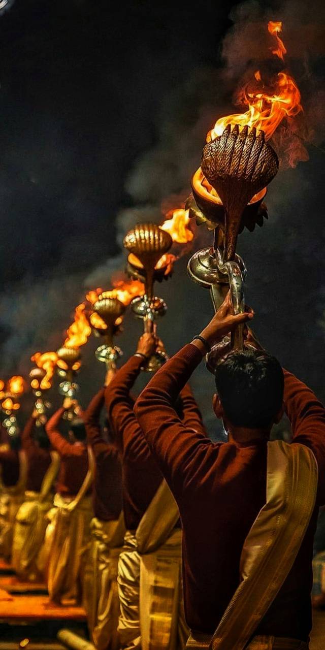 Banaras ganga aarti Wallpapers Download | MobCup