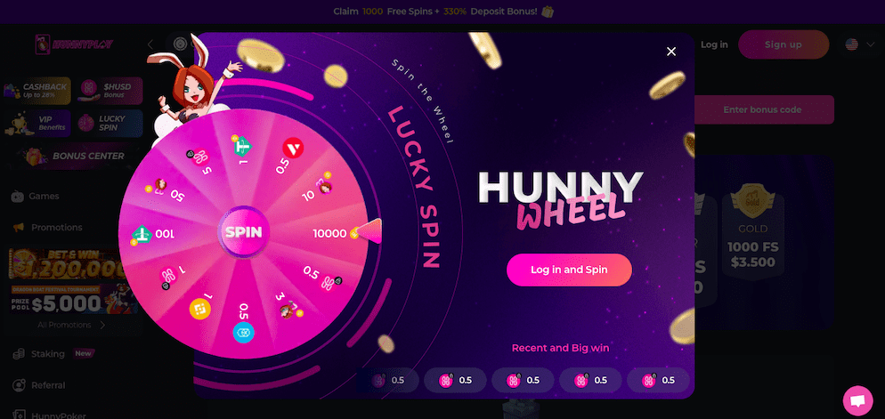 HunnyPlay Casino