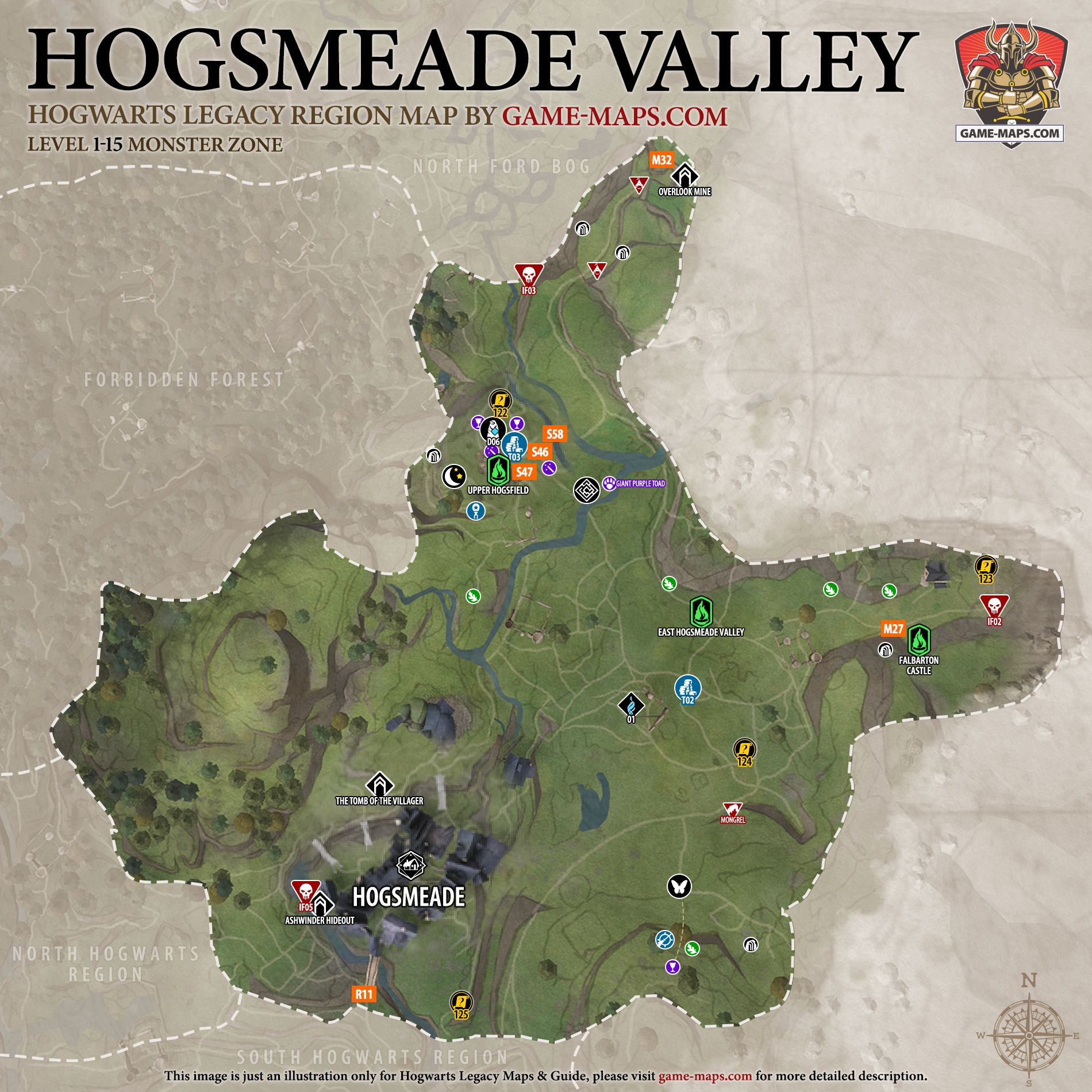 Hogsmeade Map