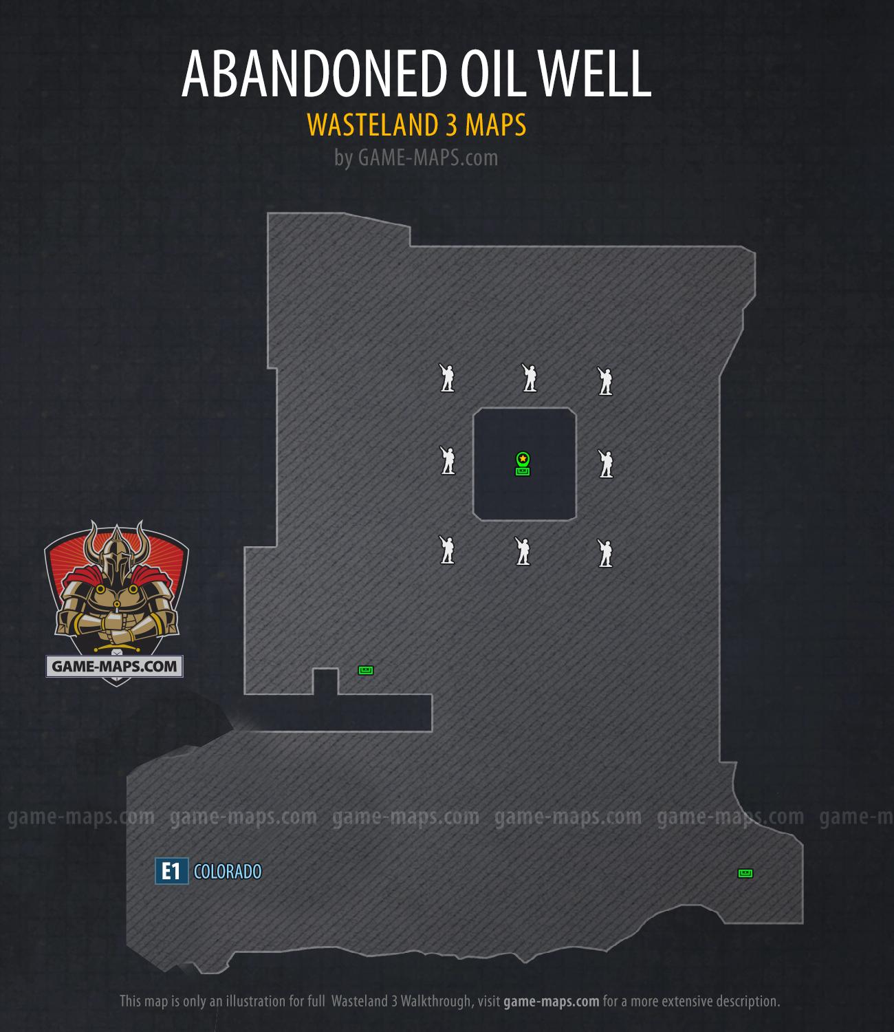 Abandoned Oil Well Map - Wasteland 3