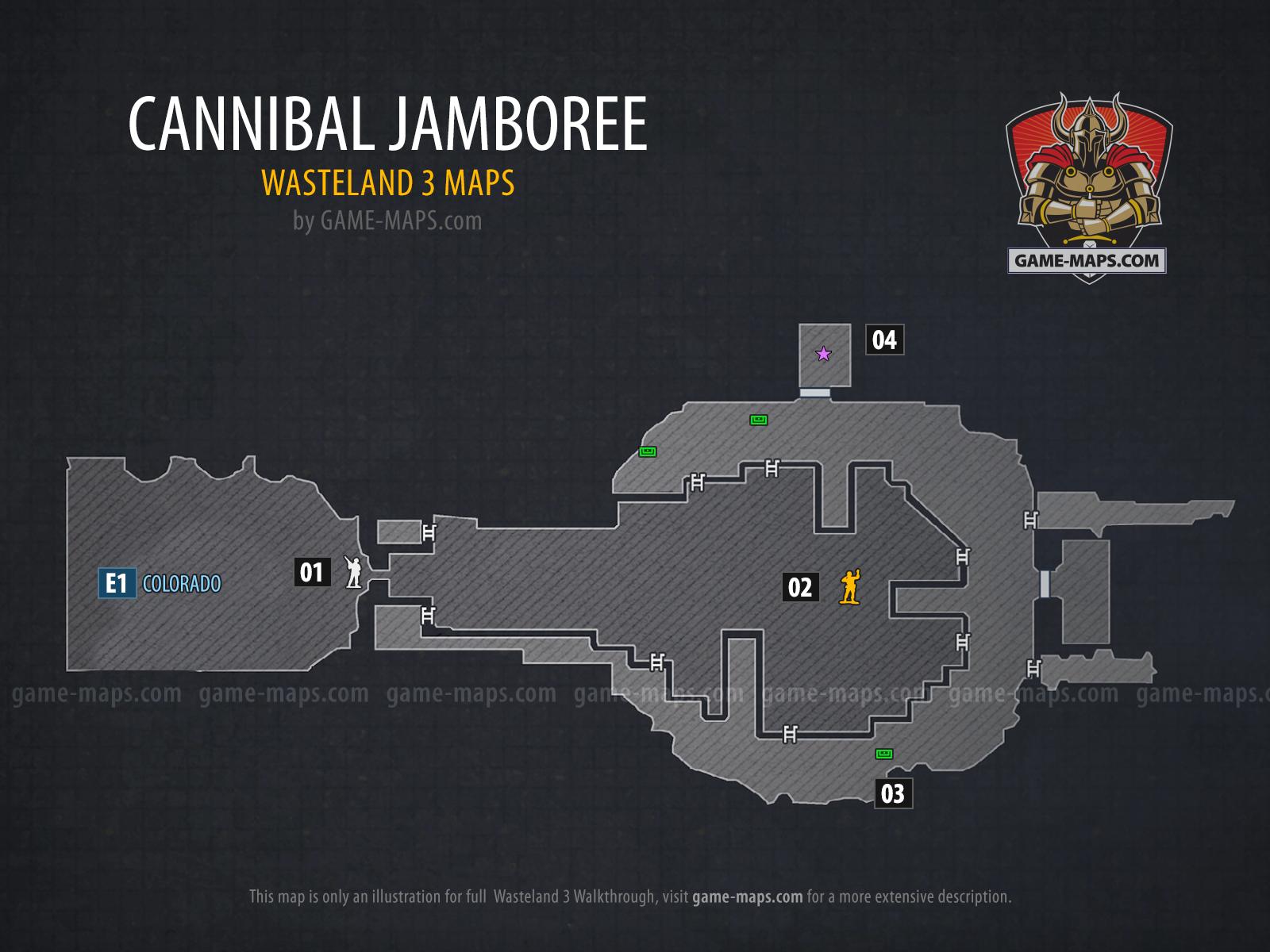 Cannibal Jamboree Map - Wasteland 3