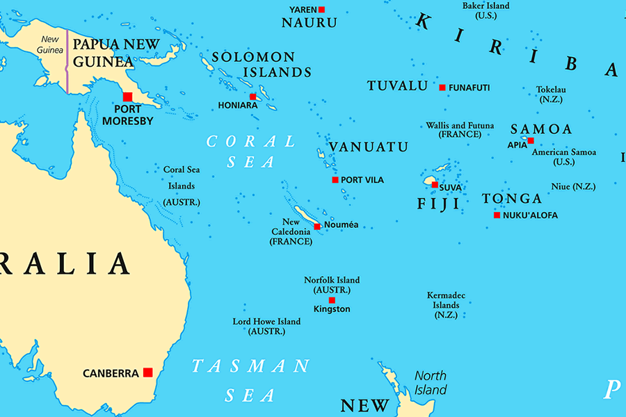 Vanuatu map