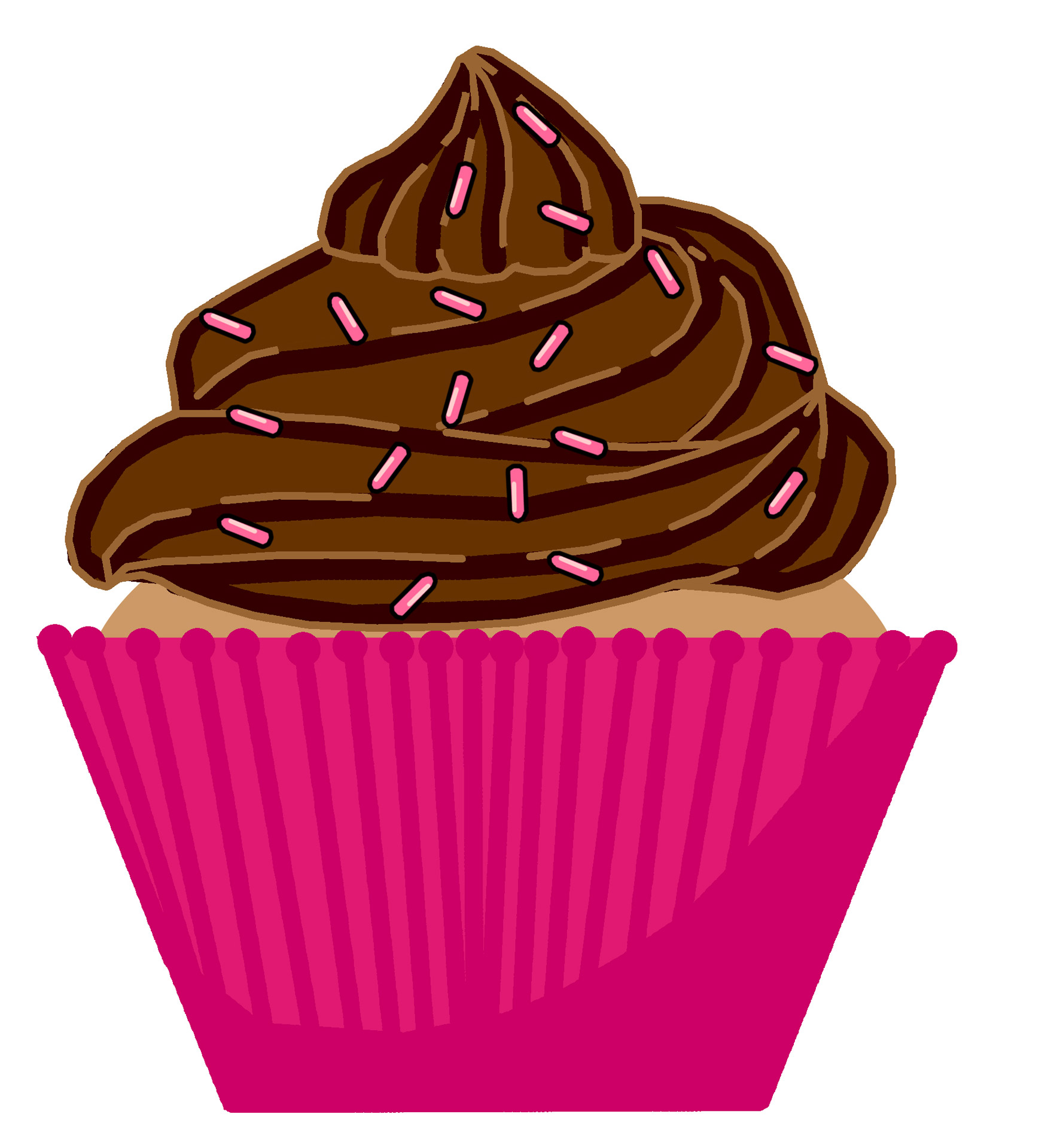 Printable Cupcake Clipart - Printable Word Searches