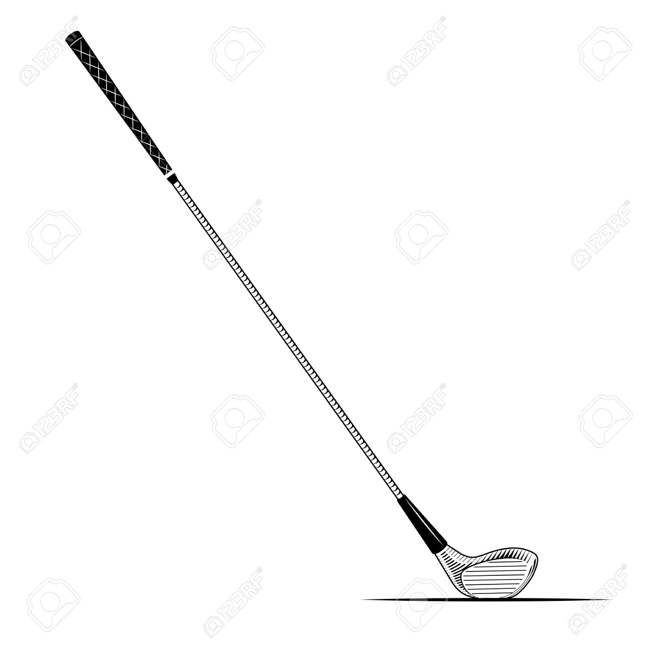 Golf Club Drawing : Free Golf Club And Ball Vector Image | Bodenuwasusa