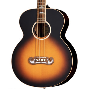 Epiphone El Capitan J-200 Studio Electro Acoustic Bass - Aged Vintage Sunburst