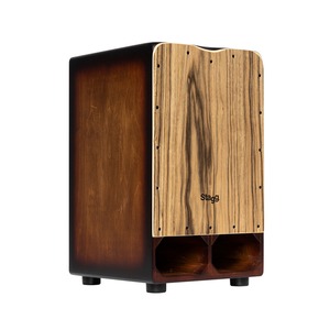 Stagg Cannon Cajon - Natural Ebony