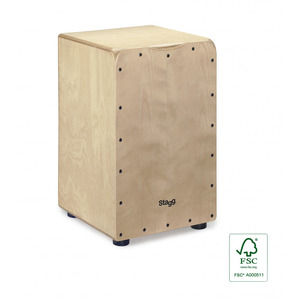 Stagg Cajon and Bag Set - Natural