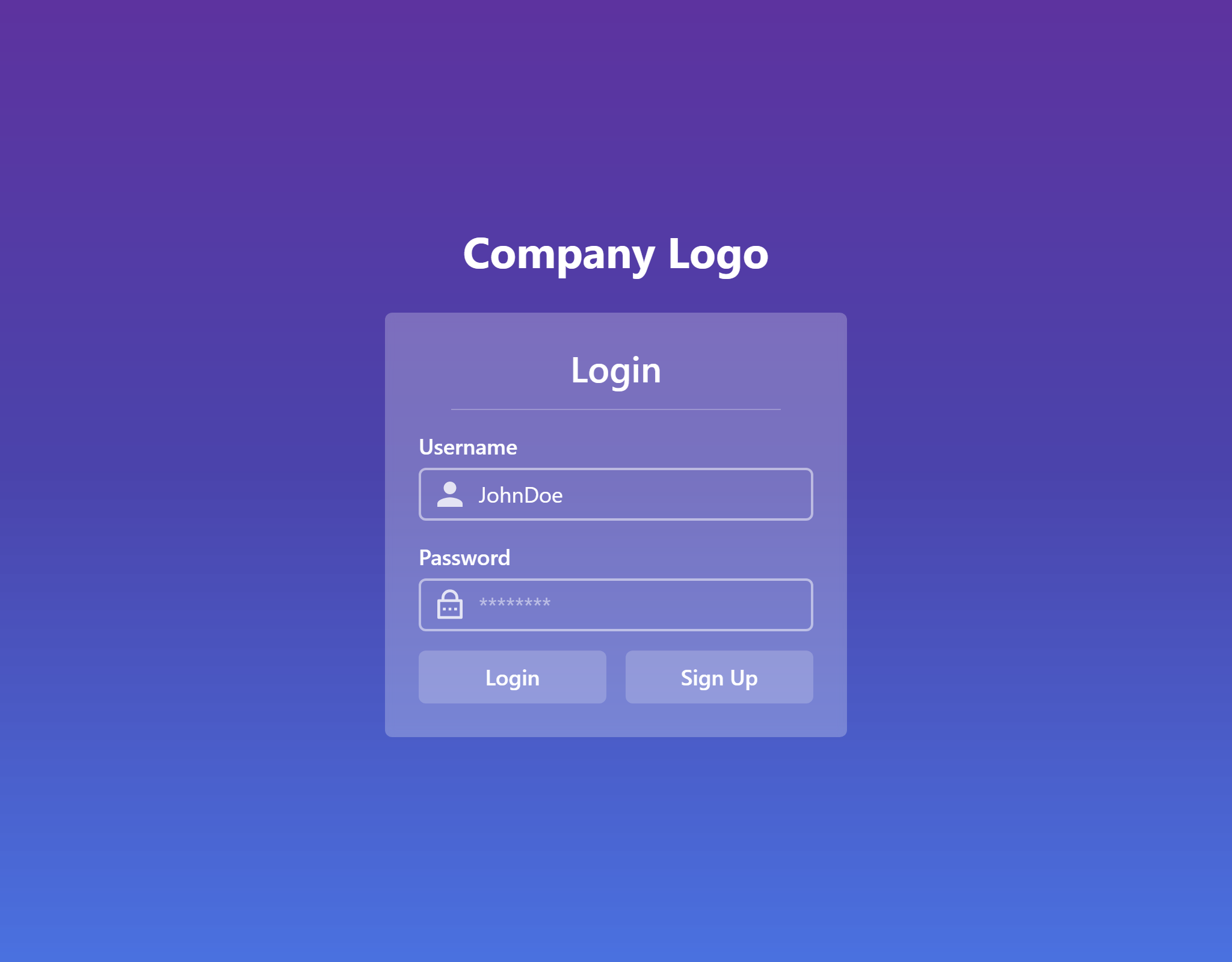 Login Page