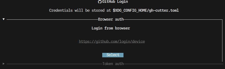 Login with browser