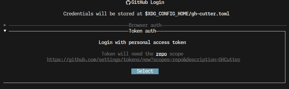 Login with token