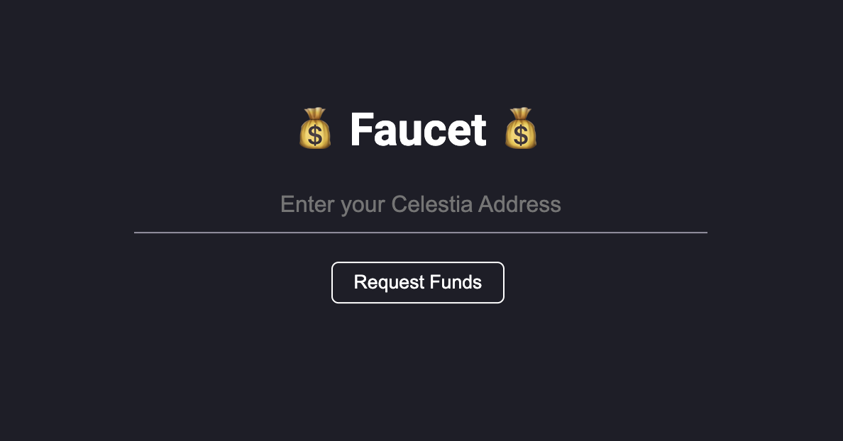 faucet web page