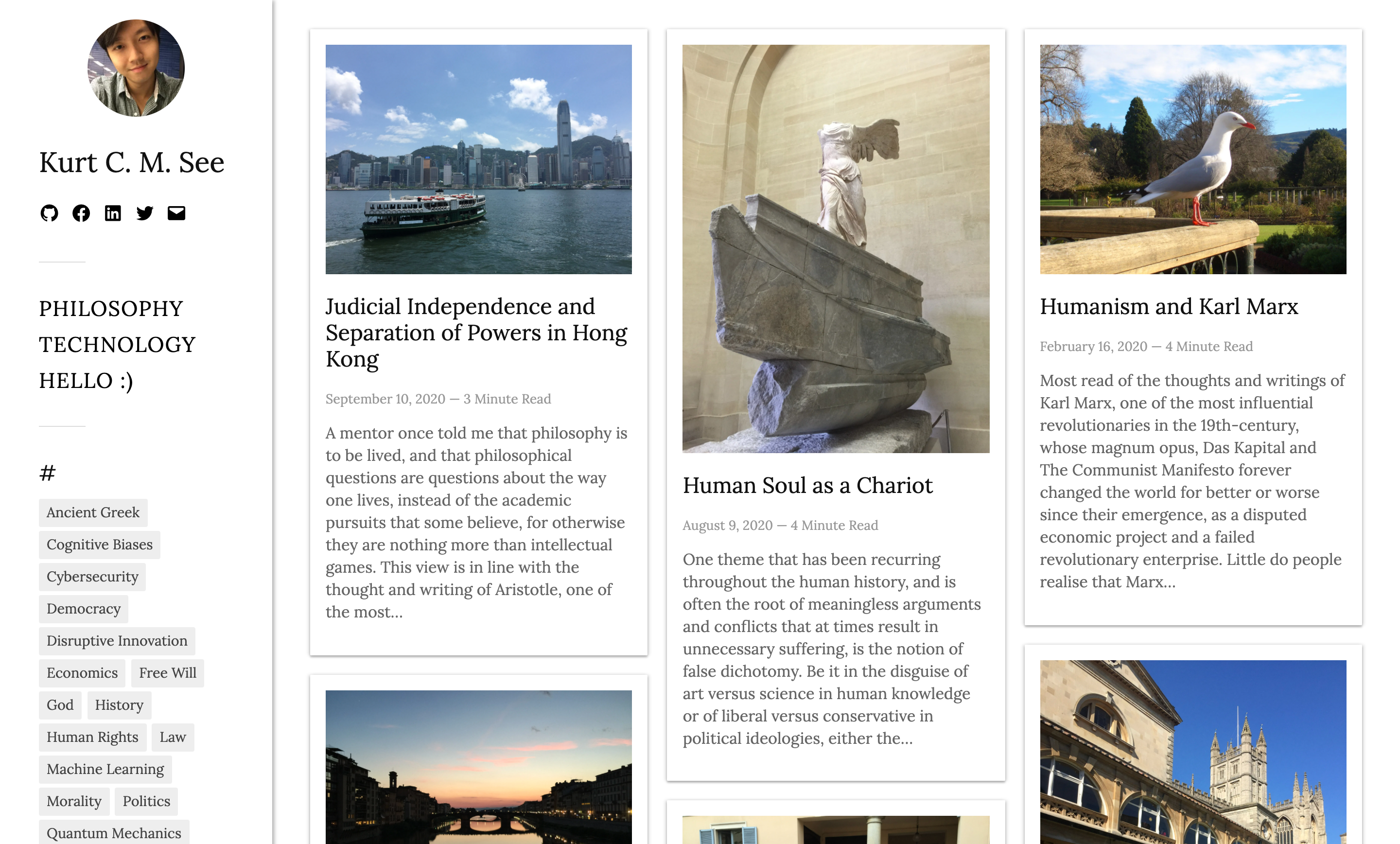 Masonry: A Masonry Grid WordPress Theme for Thoughts of All Sorts