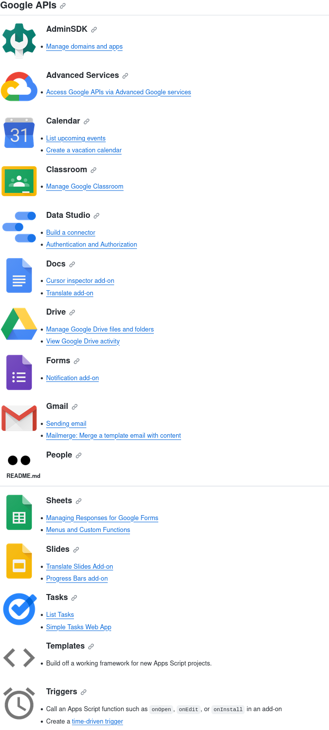 GSuite app script suite