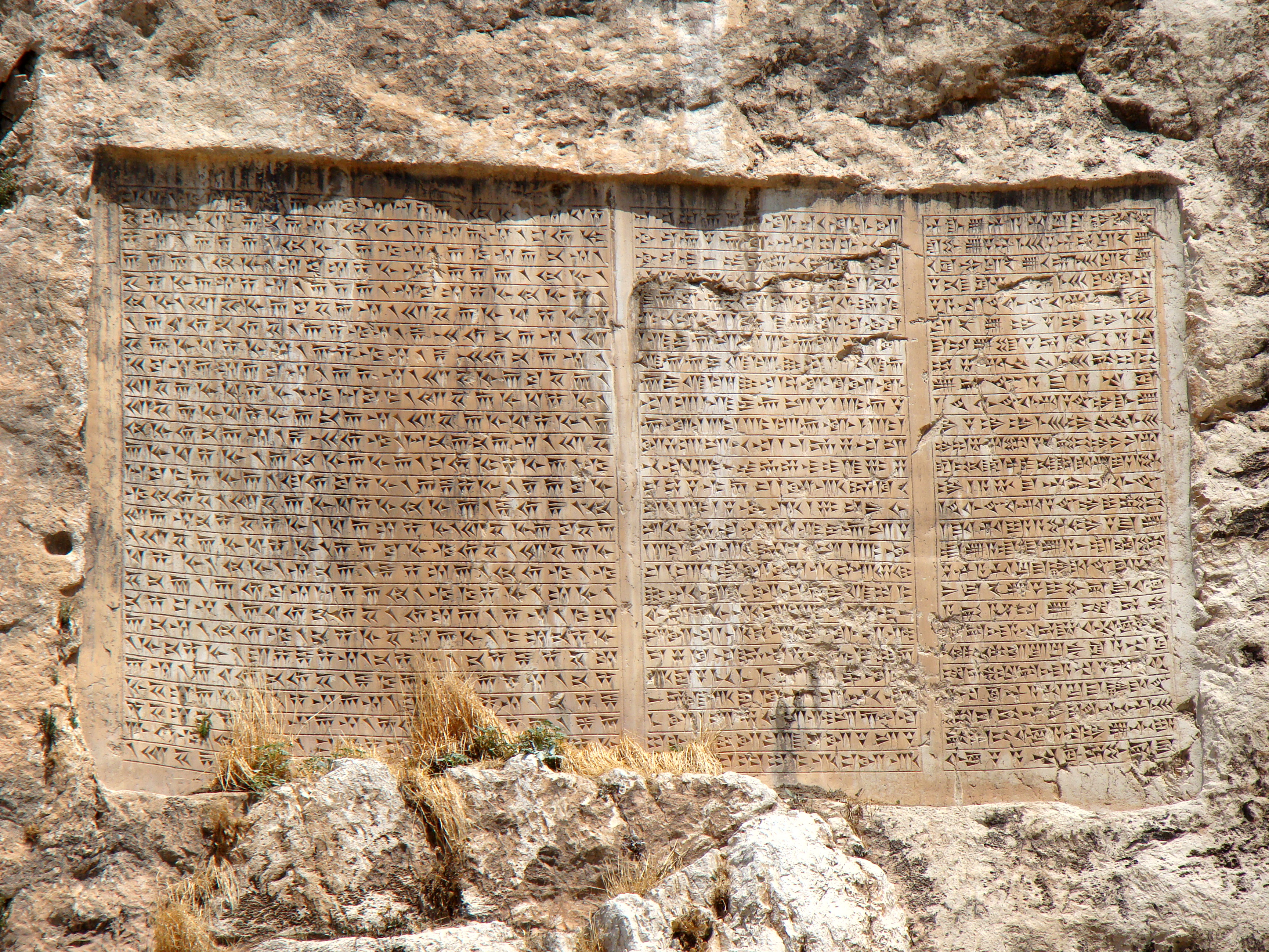 Cuneiform carving