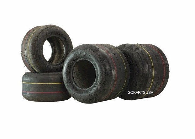 Set of 4 Tires (2 front, 2 rear), for Kid Kart