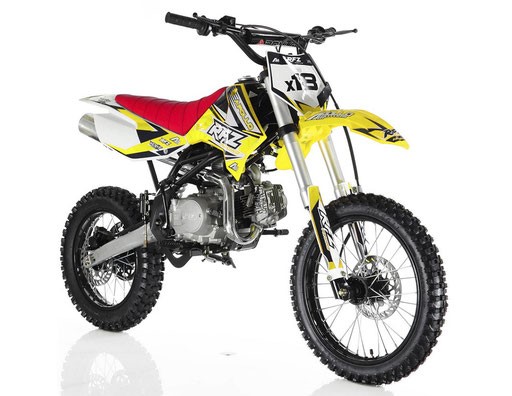 Apollo RFZ 125cc Dirt Bike, 4-Speed Manual