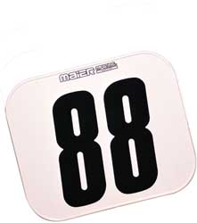 Number Plate, Rectangular Class C Plate white 10x12