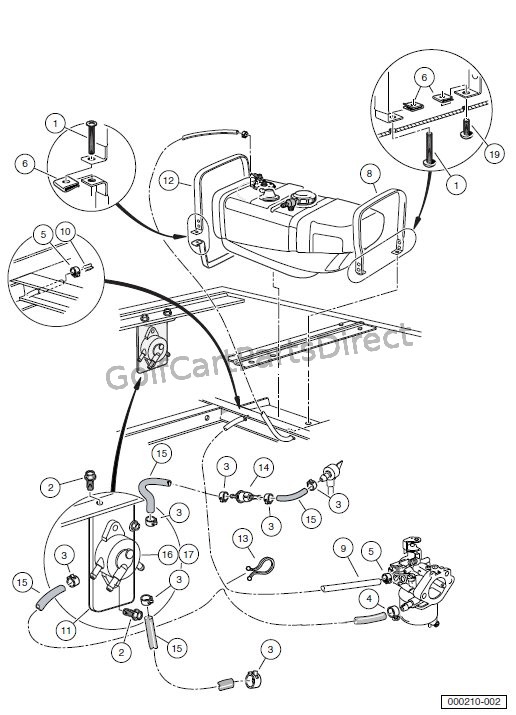 Club Car Fuel System Diagram