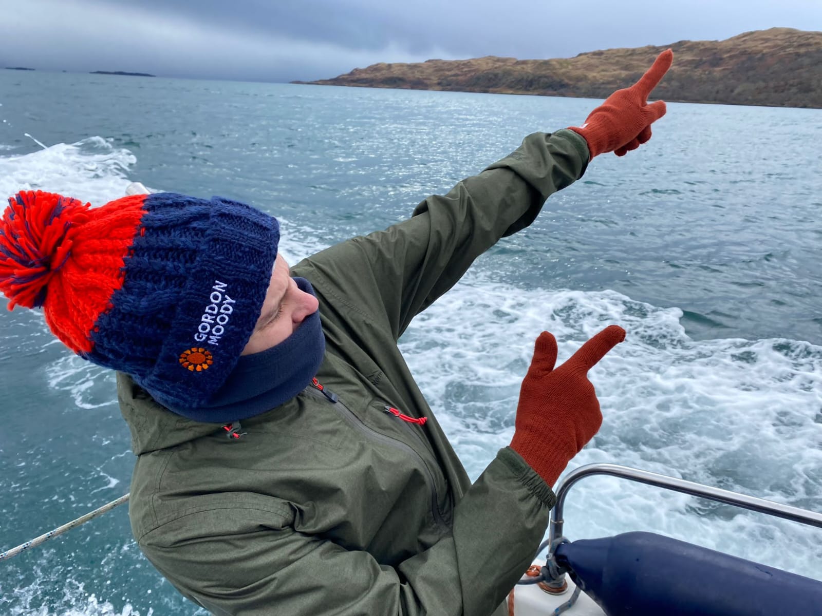 Boat crossing on Scotland trip